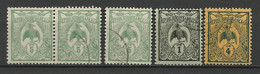 NOUVELLE-CALEDONIE N° 88 / 90 / 91 OBL - Collections, Lots & Séries