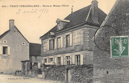 CPA  58 TRUCY L'ORGUEILLEUX MAIRIE ET MAISON D ECOLE - Autres & Non Classés