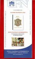 VATICANO - 2020 - Bollettino Ufficiale - Volume Filatelico - Busta (Raffaello Sanzio) -   10/12/2020. - Lettres & Documents