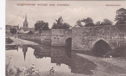GEDDINGTON BRIDGE AND CHURCH - Northamptonshire