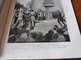 1929 :Jeanne à Château-Chinon, Rouen +++; Avions; Steenstraete; LARZAC +++;Croiseur FOCH ;Mme Michelle ,comédienne;etc - L'Illustration