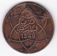 Protectorat Français 5 Mouzounas (Mazounas) 1340 - 1922 Poissy, En Bronze, Lec# 66 - Marruecos
