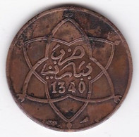 Protectorat Français 5 Mouzounas (Mazounas) 1340 - 1922 Poissy, En Bronze, Lec# 66 - Maroc