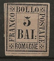 ITALIE: ANCIENS ETATS: ROMAGNE: Obl., N° YT 6, Faux, Léger Clair, B. - Romagna