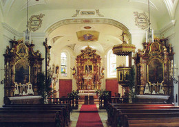 Gebenbach Wallfahrtskirche Auf Dem Mausberg Bei Amberg, Gelaufen 2002 - Amberg