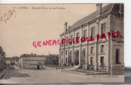 16- JARNAC - HOTEL DE VILLE ET RUE DU PORTILLON  - CHARENTE - Jarnac