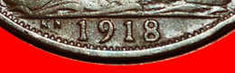 • MISTRESS OF SEAS: GREAT BRITAIN ★ PENNY 1918KN! SCARCE! GEORGE V (1911-1936) LOW START ★ NO RESERVE! - D. 1 Penny