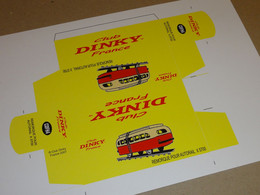 Boite DINKY CLUB CDF H4 : Remorque Pour Autorail X5700 (boite Seule - Otros & Sin Clasificación