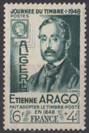 ALGERIE - Journée Du Timbre 1948: Etienne Arago - Unused Stamps