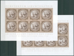 Liechtenstein 2010 Braundruck 1555/56 K S Aus Jahrbuch Postfrisch (SG11822) - Ungebraucht