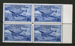 CANADA  Scott # CE 1** VF MINT NH BLOCK Of 4 (LG-1339) - Entrega Especial/Entrega Inmediata