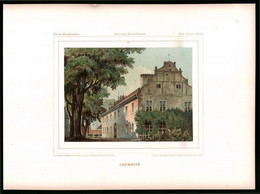 Lithographie Chemnitz, Kreis Zauche-Belzig, Farblithographie Aus Duncker 1865, 39 X 29cm - Lithographies