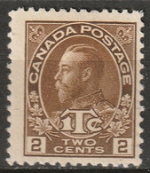 Canada 1916 Sc MR4  War Tax MNH** Die II - Kriegssteuermarken