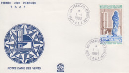 Enveloppe   FDC   1er  Jour   T.A.A.F    Notre  Dame  Des  Vents   1983 - FDC