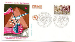 FDC--1977-- Meilleur Ouvrier De France       --cachet  PARIS  -- 75 - 1970-1979