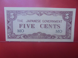 JAPON (MILITAIRE) 5 Cent MO Peu Circuler - Japan