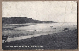 CPA ECOSSE - BURNTISLAND - The Bay And Promenade - TB PLAN Mer Boardwalk Avec Bancs - Fife