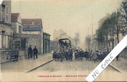 92 Haut De Seine, Villeneuve La Garenne, Boulevard D'Asnières, Belle Animation, Sortie D'école - Villeneuve La Garenne