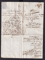 DDZ 739 - Lettre Précurseur BOLOGNE 1804 Vers La Municipalité - TB Entete + 2 Cachets Baradère , Commissaire Des Guerres - Army Postmarks (before 1900)