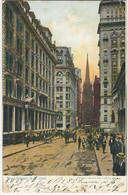 Wall Street, Used 1907 To Switzerland - Wall Street