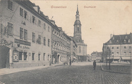 6488) GROSSENHAIN - Hauptmarkt  Mit Hotel ZUR GOLDENEN KUGEL - Alt !! 6.1.1918 !! - Grossenhain