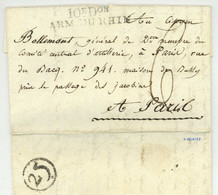 10E DON ARM DU RHIN München 1801 Munich Chonet De Bollemont Hohenlinden - Army Postmarks (before 1900)