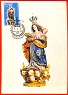 Aa3247 -  BRAZIL  - POSTAL HISTORY -  MAXIMUM CARD 1975  Religion MADONNA - Maximumkaarten