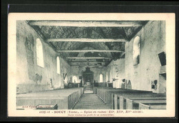 CPA Soucy, Eglise En Ruines - Soucy
