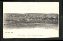 CPA Soucy, Vue Sur Le Village Prise Au Sud-Est - Soucy