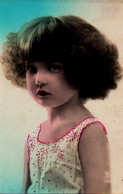 Vraie Photo Colorisée :  Petite Fille Aux Cheveux Frisés - Ritratti
