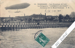 92 Hauts De Seine, Aviation, Mont Valérien Suresnes, Le Dirigeable Clément Bayard, Les Pionniers De L'Air  10 - Mont Valerien