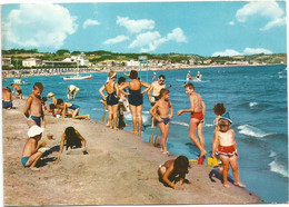 P5368 Fano (Pesaro Urbino) - La Spiaggia - Animata / Viaggiata 1968 - Fano