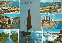 P5372 Fano (Pesaro Urbino) - Panorama Vedute Multipla / Viaggiata 1967 - Fano