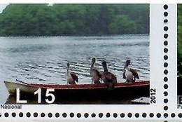 Honduras 2012, Bird, Birds, Pelican, 2v + M/S Of 6v, MNH** - Pélicans
