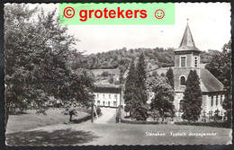 SLENAKEN Grensweg Met St Remigiuskerk En Cafe La Frontière 1971 - Slenaken