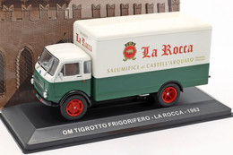 OM Fiat Tigrotto - Truck Frigorifero - La Rocca - 1963 - White/green - Eaglemoss - Autocarri