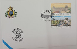 A) 1995, SAN MARINO, CITIES OF THE WORLD, BEIJING. CHINA, FDC, XF - Covers & Documents