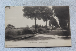 Guiscard, La Gare Et L'avenue, Oise 60 - Guiscard