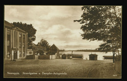 AK Um 1920 Neuruppin Gasthof Strandgarten Und Dampfer Anlegestelle - Neuruppin