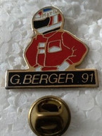 Pin\'s - F1 -  G. BERGER - 91 - - F1