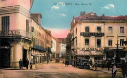 Castres * Rue Henri IV * Banque Crédit Lyonnais * Magasins Commerces * Automobiles Anciennes - Castres