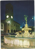 P5386 Fano (Pesaro Urbino) - Fontana Della Fortuna - Auto Cars Voitures - Notturno Notte Nuit Night / Viaggiata 1967 - Fano