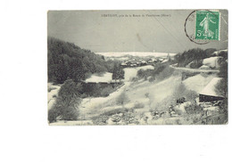 Cpa - 88 - XERTIGNY - Pris De La Route De Plombières - Hiver - Edit Creusot Adam - 1914 - Xertigny