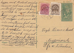 COAT OF ARMS, KOLOZSVAR- CLUJ NAPOCA, OCCUPATION OF TRANSYLVANIA, PC STATIONERY, ENTIER POSTAL, 1943, HUNGARY - Sin Clasificación