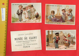 6 Trade Cards C1879 Litho Testu & MASSIN TM33-12 MUSEE CLUNY Complete Excellent - Connaissance, Amour; Mariage, Trouwen - Altri & Non Classificati