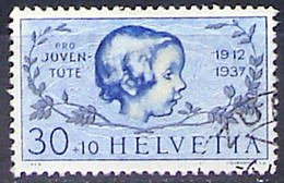 Schweiz Suisse Pro Juventute 1937: Mädchen Zu WI 84 Mi 317 Yv 306 Mit Eck-Stempel ZÜRICH 6.I.38 (Zumstein CHF 9.00) - Used Stamps