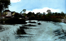 N°85505 -cpsm Ancy Le Franc -le Moulin Et Le Déversoir- - Molinos De Agua