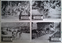 Carte Photo (4) Tour De France 1947 Publicité Colle Dissoplast - Cricket