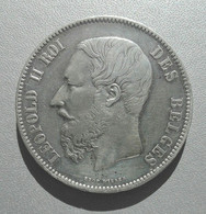 5 Francs Leopold II 1870  Belgie Belgium Belgique Argento Silber Argent Silver  [2] - 5 Francs