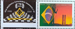 Brazil Personalized Stamp Masonic Store Of Ceara Masonry - Sellos Personalizados